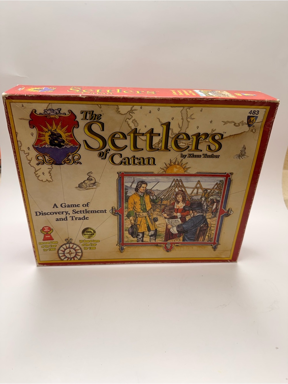 VTG The Settlers of Catan by Klaus Teuber 1997 Mayfair Games Complete